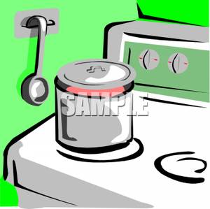 300x299 Image A Silver Pot On A Stove Top