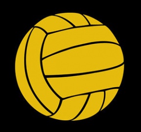 288x270 Yellow Volleyball Clipart