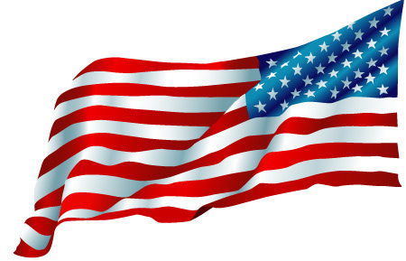 450x289 Drawn American Flag Wavy