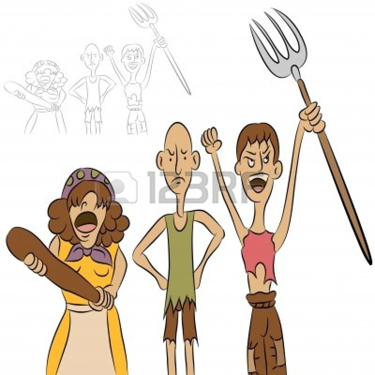 1200x1200 Angry People Clipart