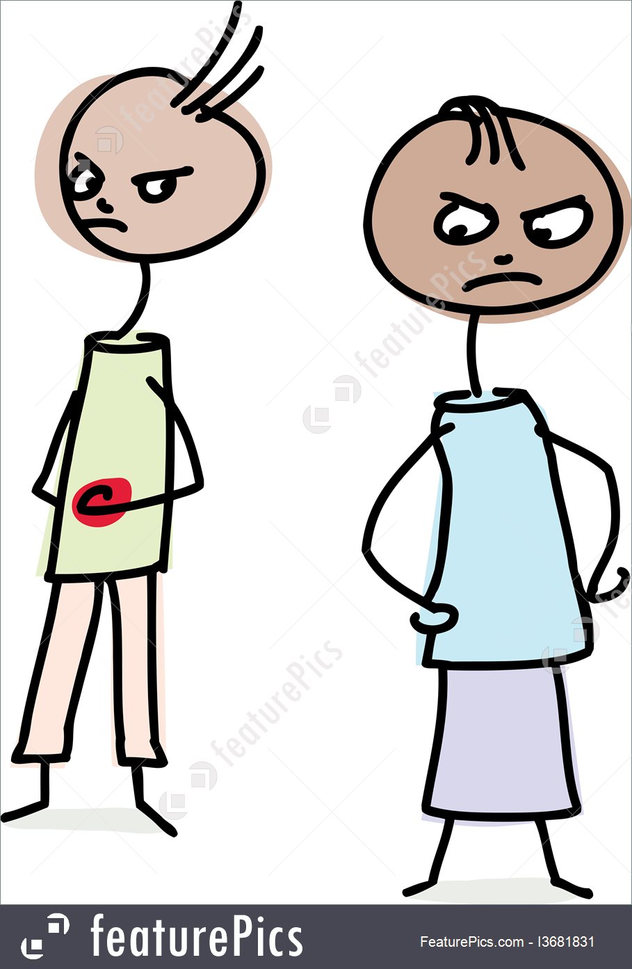 909x1392 Illustration Of Angry People