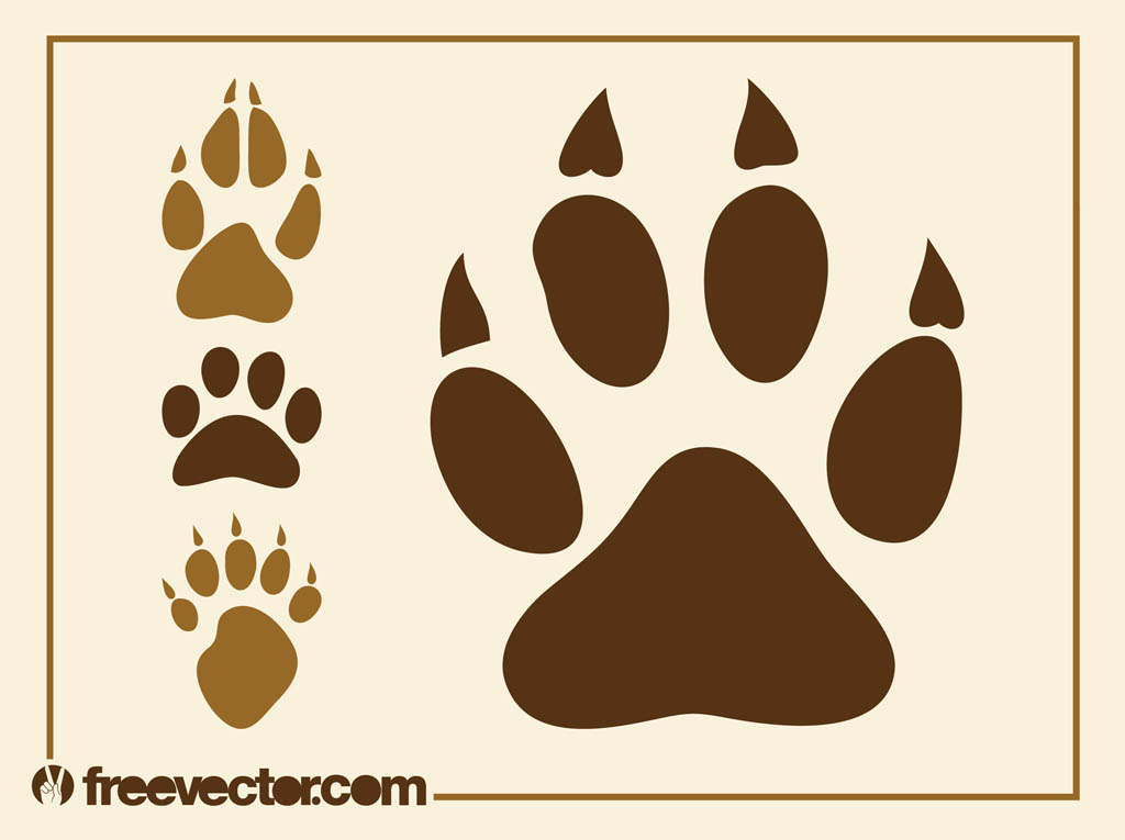 1024x765 Animal Paw Prints Graphics Vector Art Amp Graphics
