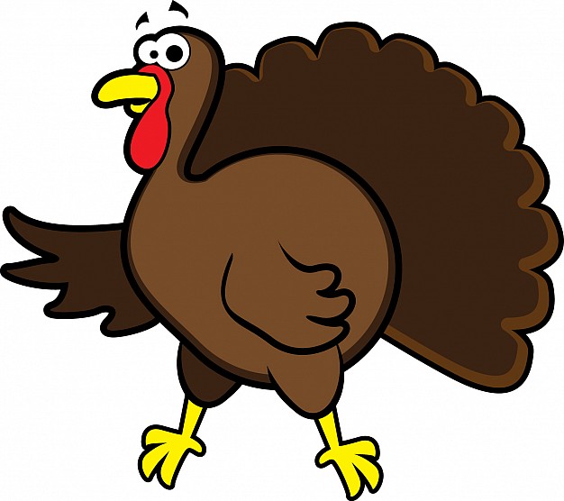 626x556 Free Animated Turkey Clipart