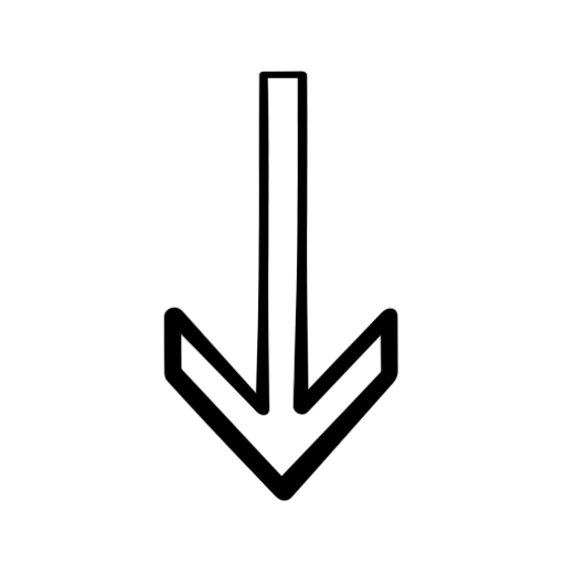 512x512 Simple Down Arrow Icon