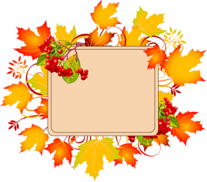 300x264 Colorful Clip Art For The Autumn Season Autumn Sign With No Text
