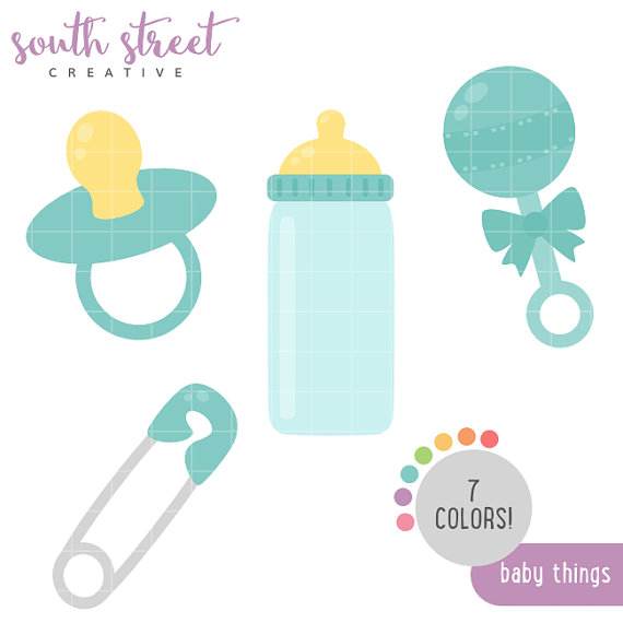 Pictures Of Baby Bottles And Rattles Free download on ClipArtMag