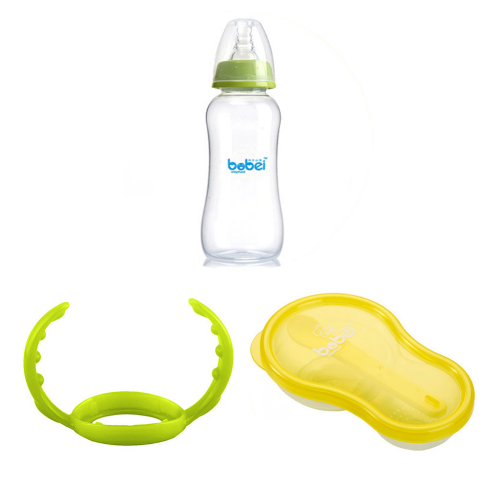 1000x1000 Baby Infant Feeder Set 2 Milk Bottles nipple baby Food Storage