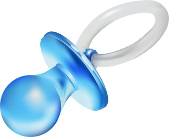 340x276 Free Baby Pacifier Clipart