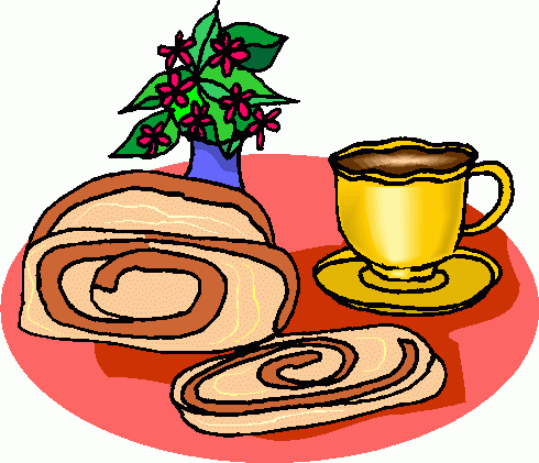 490x421 Coffee Clipart Baked Goods