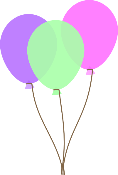 402x596 Pink Balloons Clipart 101 Clip Art