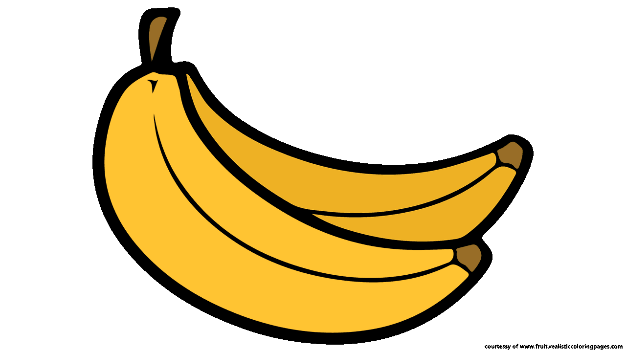 1280x720 Banana Clipart Frut