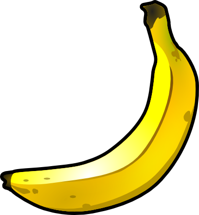 409x440 Banana Free To Use Clip Art