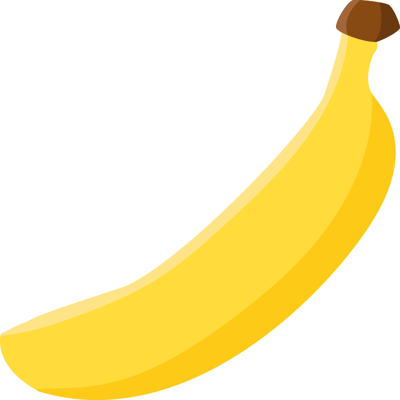 800x800 Yellow Clipart Banana