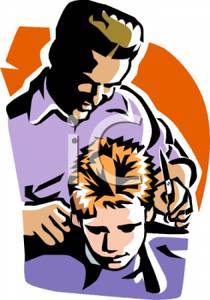 210x300 Barber Cutting A Boys Hair