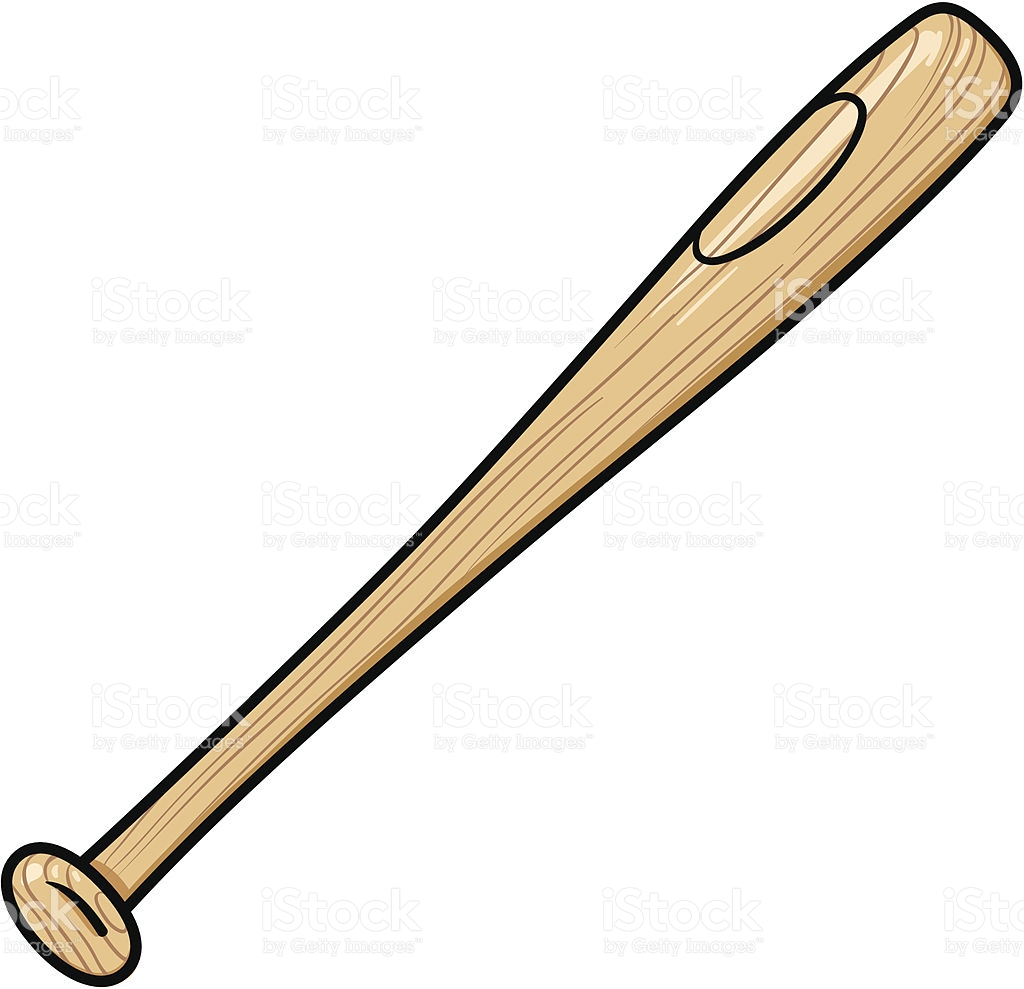 1024x989 Bat Clipart Wooden Baseball Bat