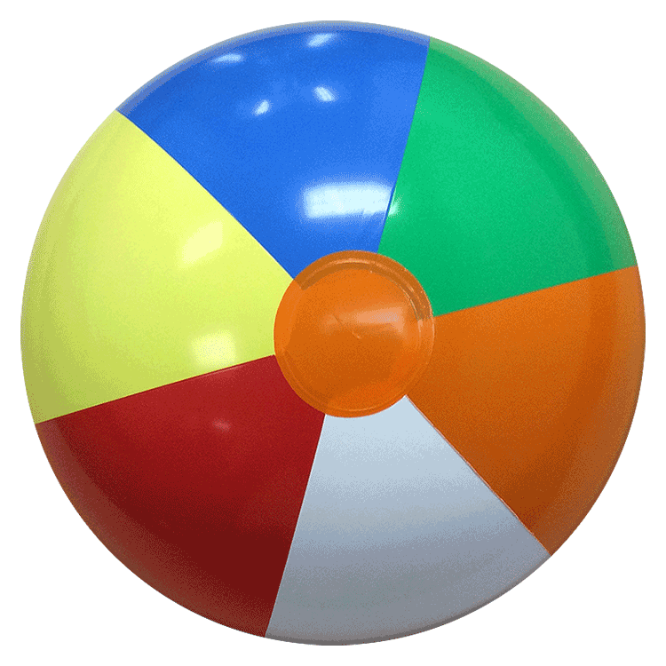 750x750 16 Inch' Multicolor P7 Beach Balls