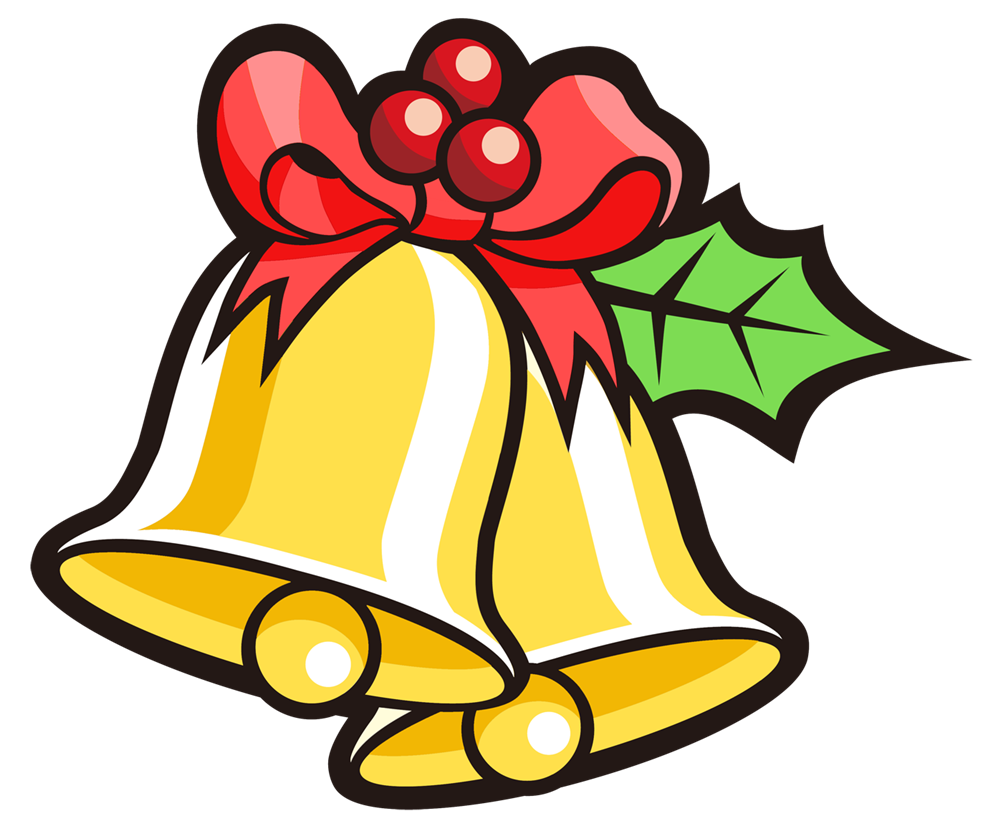 1000x828 Bell Clipart Traditional Christmas