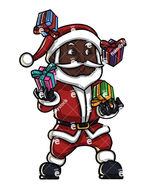 Pictures Of Black Santa Claus | Free download on ClipArtMag