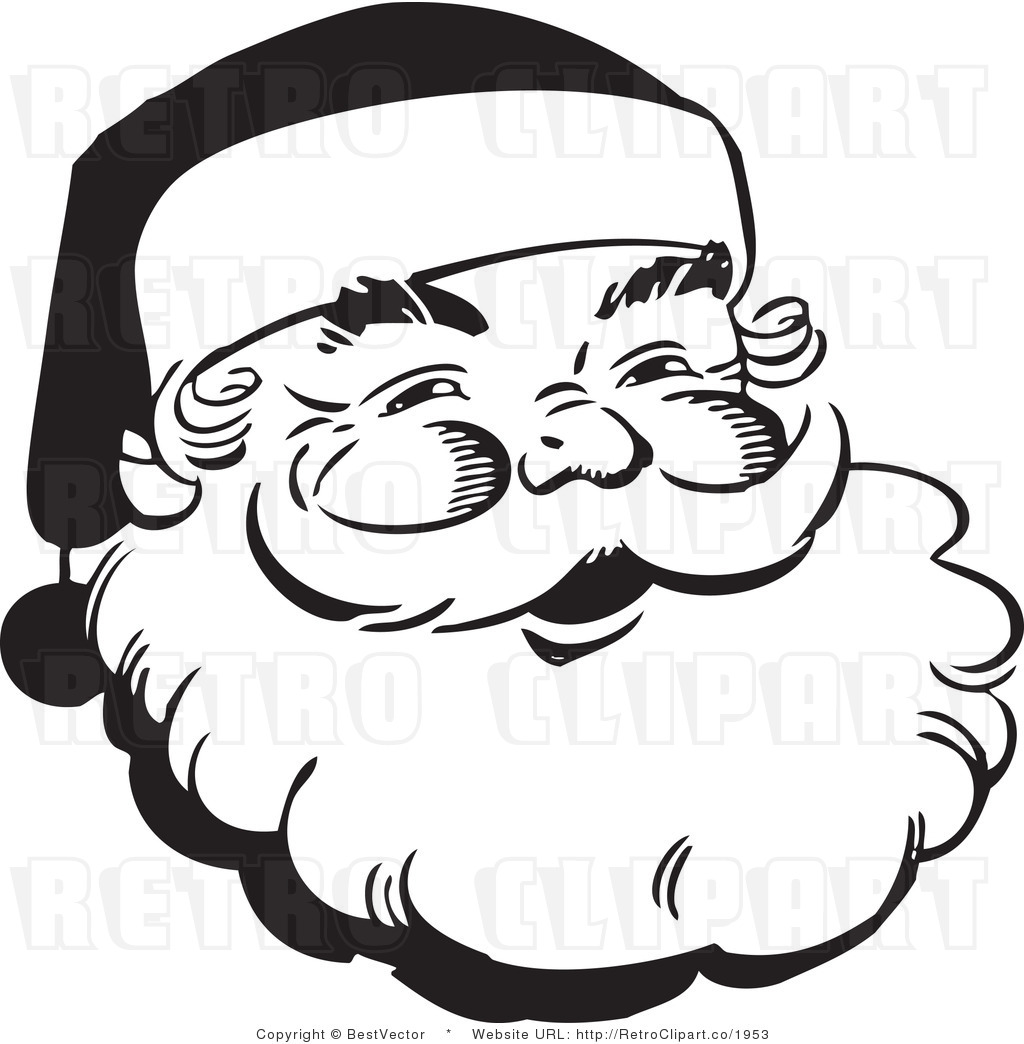 1024x1044 Free Black Santa Clipart