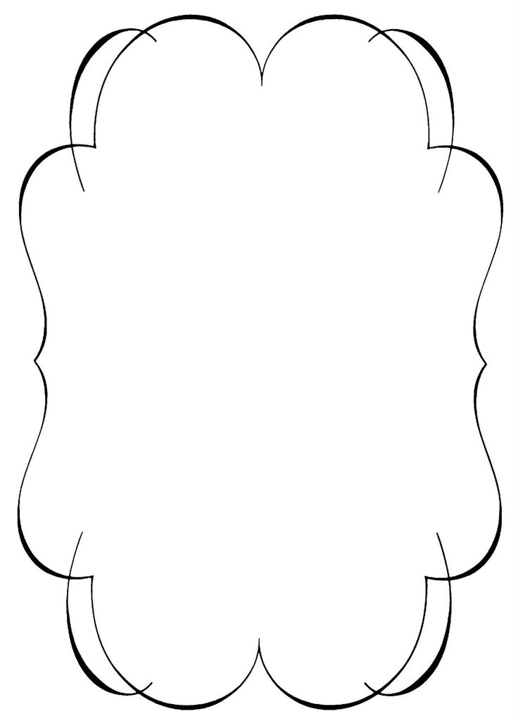 736x1023 Line Art Borders Clipart Free