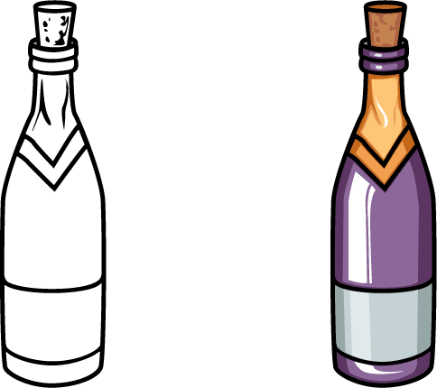 484x430 Wine Clipart Wine Bottle