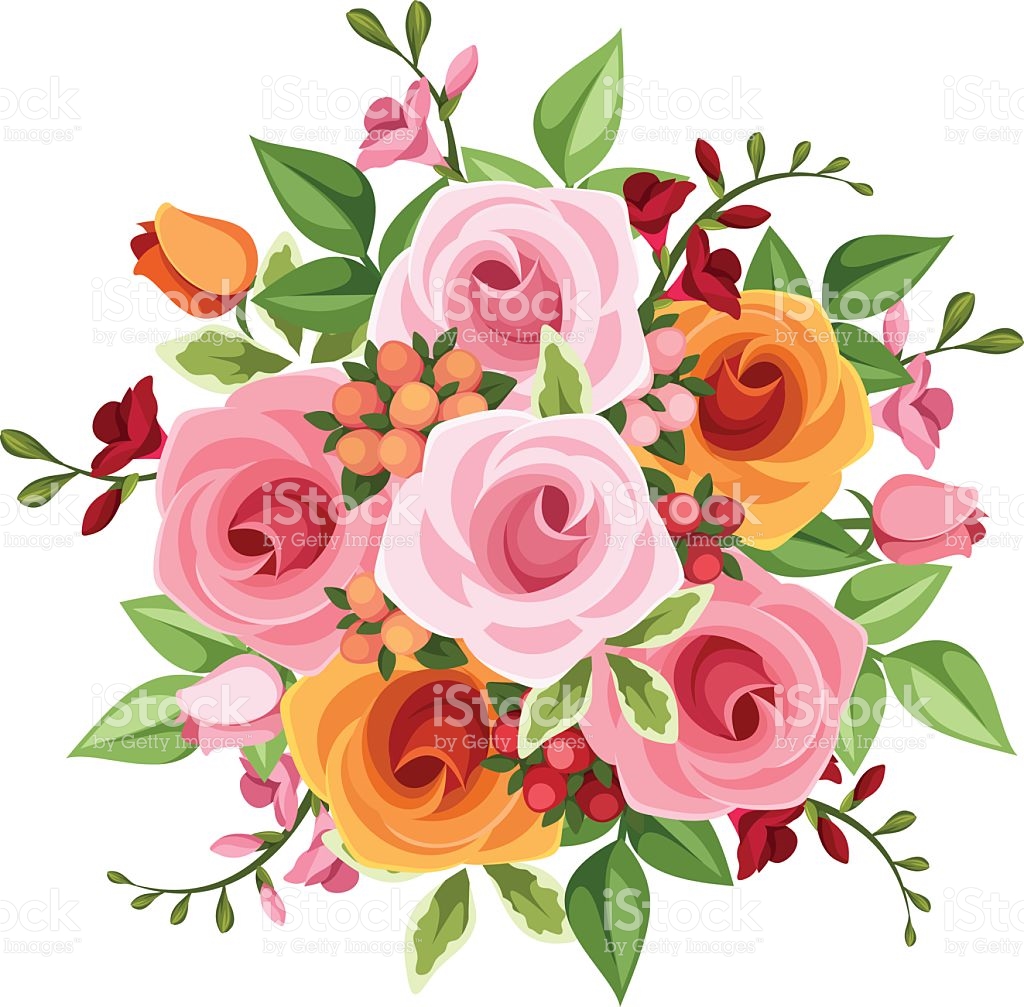 1024x1007 Bouquet Clipart Flower Illustration