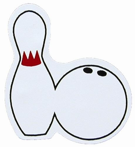 461x500 Bowling Pin And Ball Magnet Null + Free Shipping