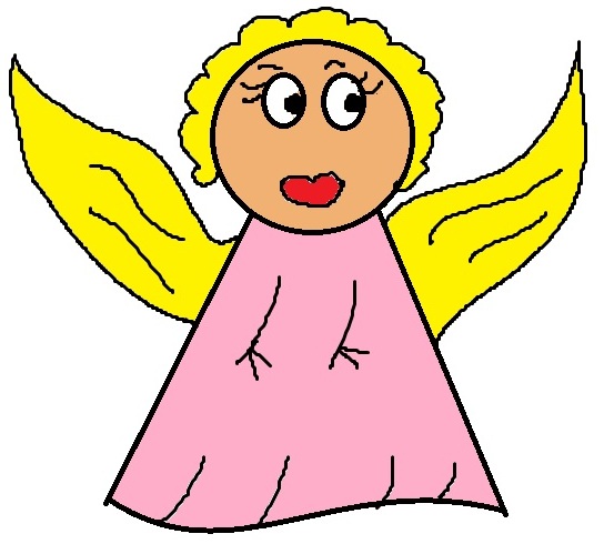 544x490 Angel Clipart Christmas Cartoon