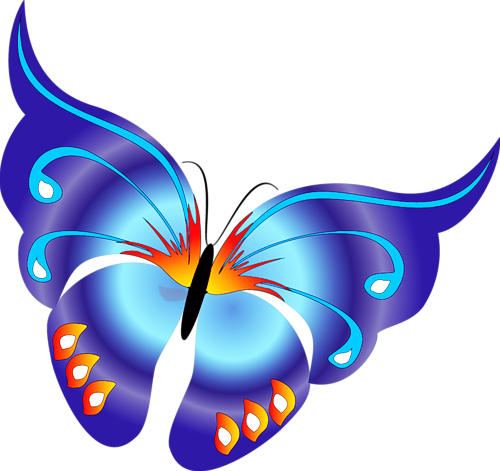 500x471 Cartoon Blue Butterfly Clipartu200b Gallery Yopriceville