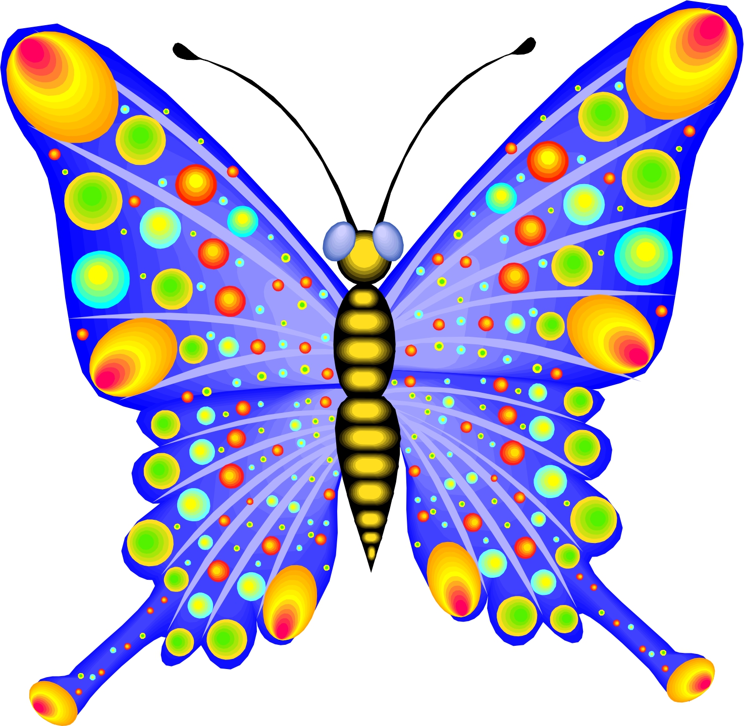 1474x1440 Cartoon Pictures Of Butterflies