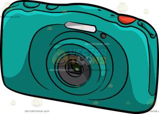 320x231 Under Water Camera Clipart