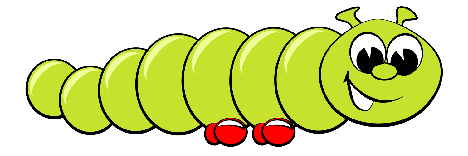 1500x500 Cartoon Caterpillar Cliparts 186743