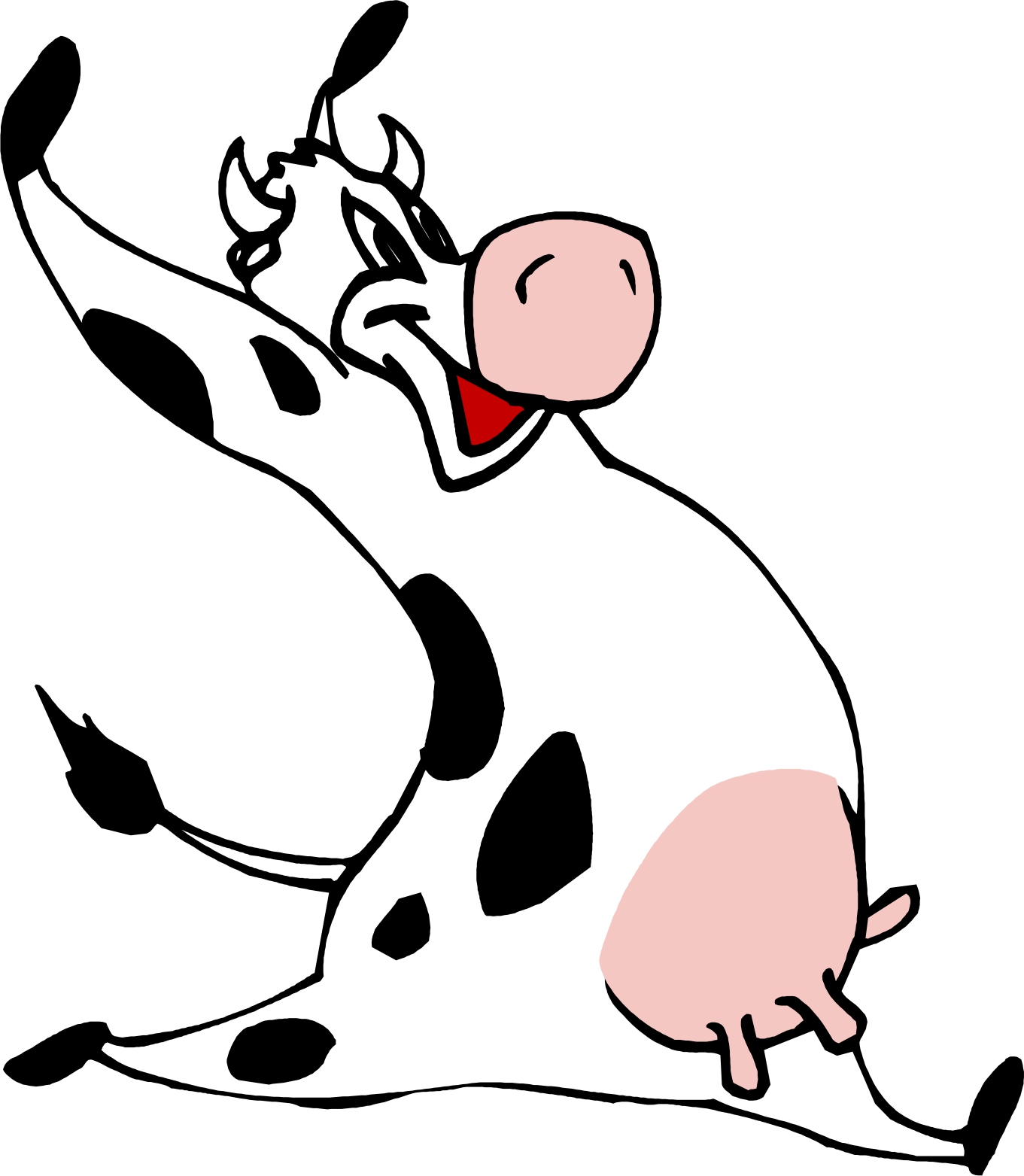 1361x1563 Stock Cartoon Of A Old Cows By Dennis Cox