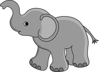 321x233 Cartoon Elephants Cartoon Elephant Baby Picture Jungle Safari