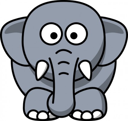 425x405 Cartoon Elephant Clip Art Free Vector In Open Office Drawing Svg