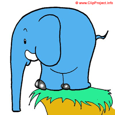 370x370 Cartoon Elephant Clip Art Free