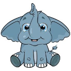 236x236 Cute Baby Elephant Cute Cartoon Clip Art Images. All Images Are