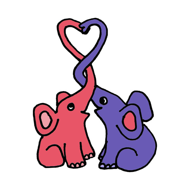 630x630 Cute Funny Elephant Love Cartoon