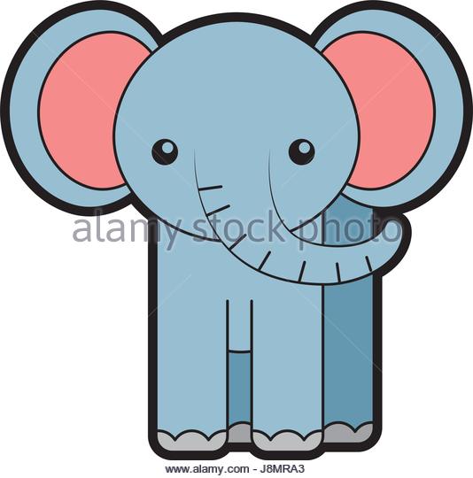 534x540 Pink Elephant Cartoon Stock Photos Amp Pink Elephant Cartoon Stock