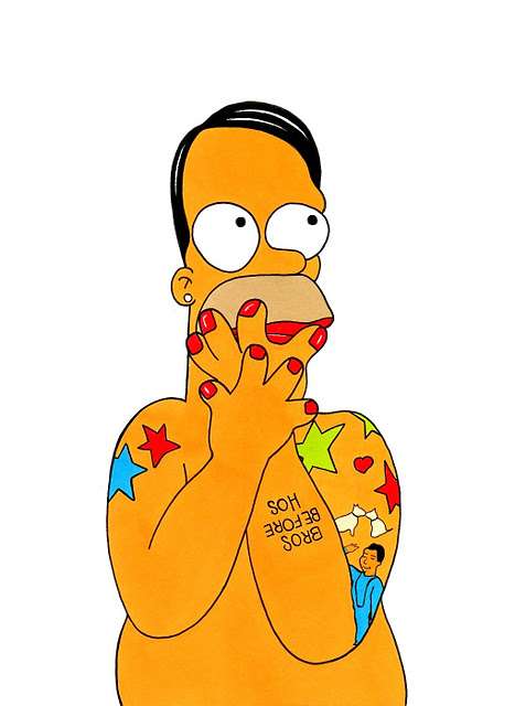 467x640 Fashionista Cartoon Families Fashion Simpsons