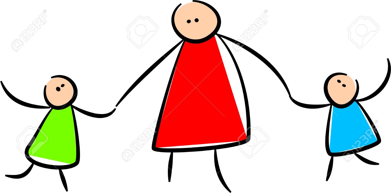 1300x643 Single Parent Families Clipart