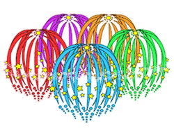 250x192 Cartoon Fireworks Step By Step Drawing Lesson