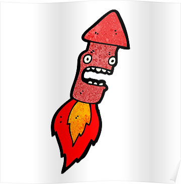 360x366 Cartoon Firework Redbubble Podartist Community