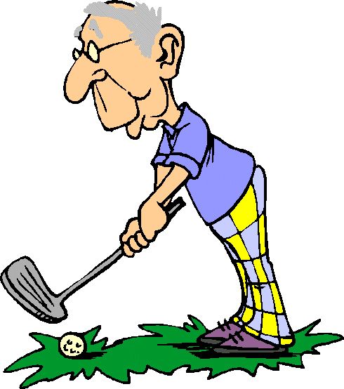 490x554 Golf Cartoon Clipart