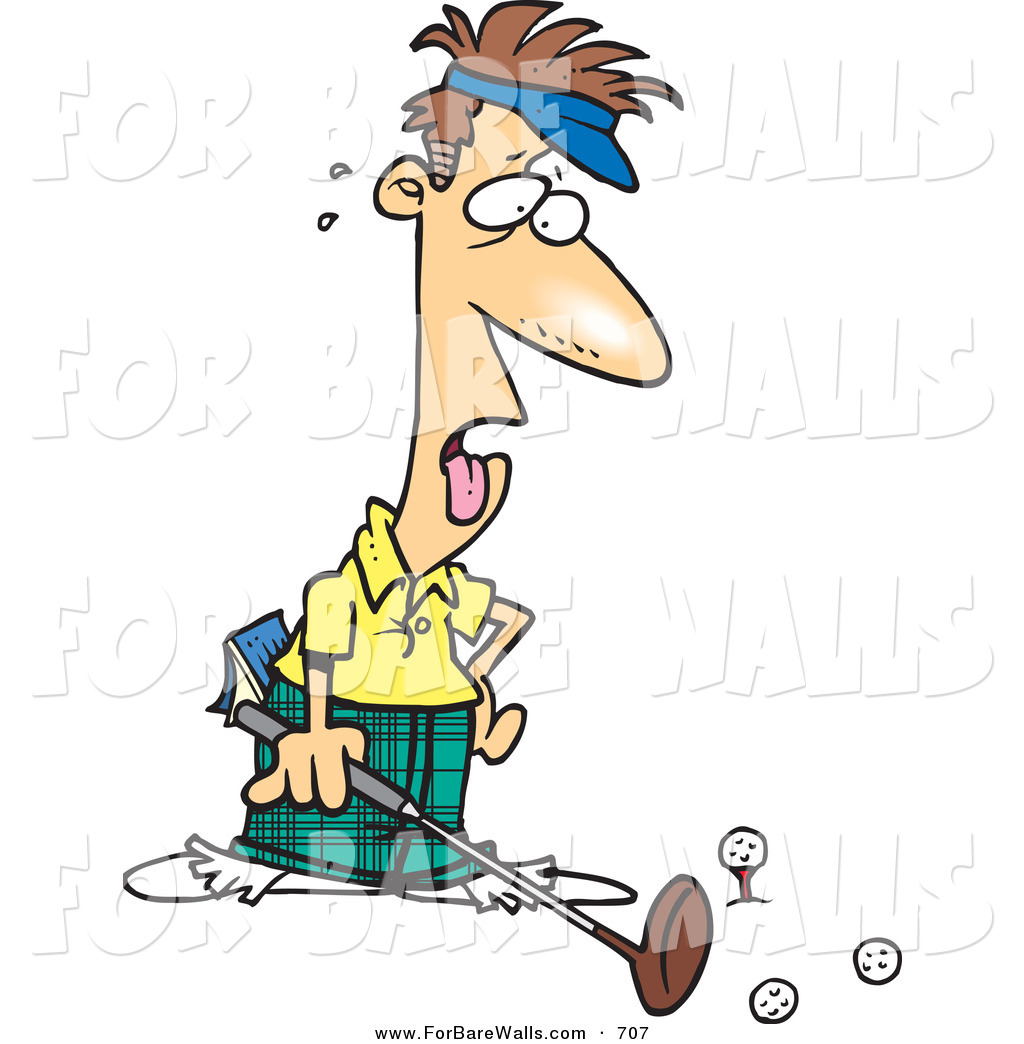 1024x1044 Printable Illustration Of A Cartoon Exhausted Caucasian Male