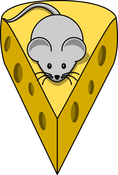 402x593 Simple Cartoon Mouse Clip Art