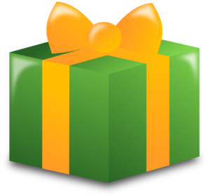 298x279 Wrapped Present Clip Art