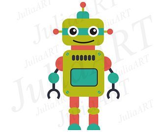 340x270 Cartoon Robots Etsy