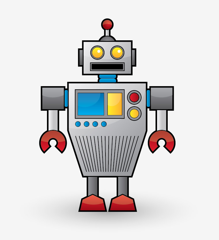 760x833 Create A Cool Vector Robot Character In Illustrator