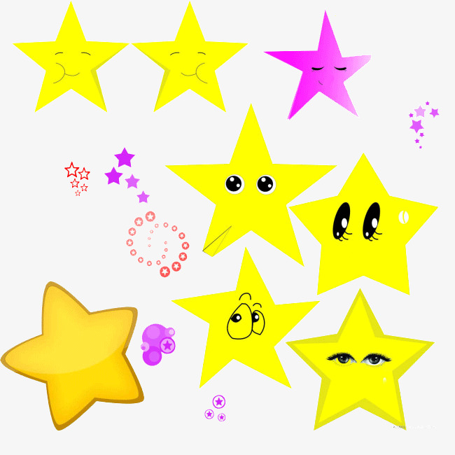 650x650 Q Version Of The Cartoon Stars, Cartoon Stars, Yellow Star, Hand